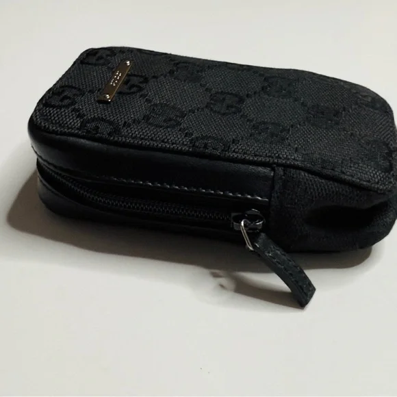 Gucci case - black canvas, pouch - Picture 8 of 13